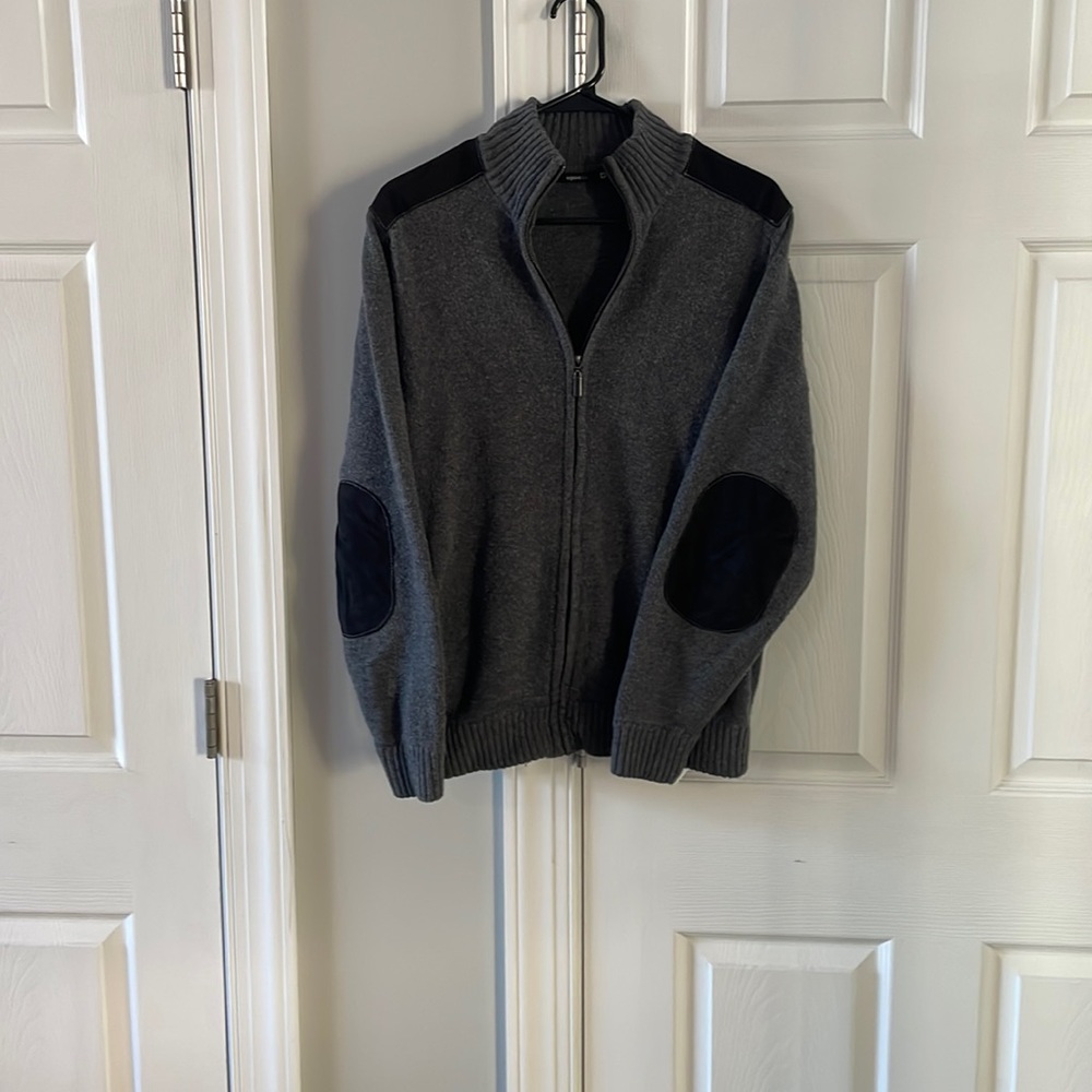 Ogave Lux cotton nylon and cashmere zip up size M